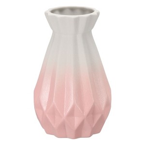 Unique Bargains Ceramic Minimalist Home Table Centerpieces Decor Flower Vase - 1 of 4
