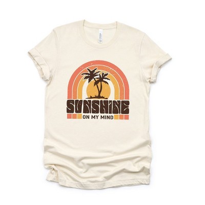 Simply Sage Market Women's Sunshine On My Mind Rainbow Short Sleeve Graphic Tee