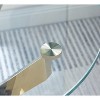 Vynxaria Round Glass Coffee Tables - Contemporary Elegance with Sleek Steel Accents - 4 of 4