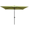Maria 6x9 ft uv-cut Patio Cantilever Umbrella with Crank and Push Button Tilt without flap, Outdoor Furniture - Maison Boucle - 2 of 4