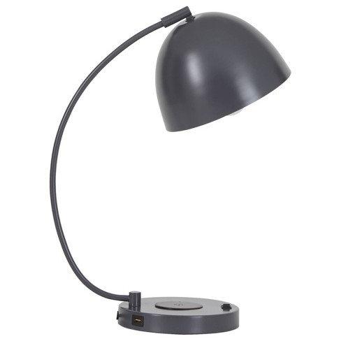 Desk lamp in metal (gray), FIR