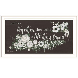 HomeRoots Together They Built White Framed Print Wall Art - 1 of 3