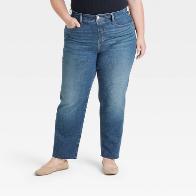 Women's Mid-Rise 80's Slim Fit Ankle Jeans - Universal Thread™ Medium Wash