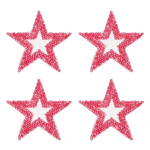 Unique Bargains Star Rhinestone Patches Sew/Iron on Applique Patches - 1 of 4