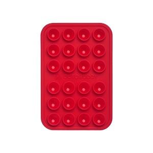 Octobuddy Silicone Suction Cup Phone Case Mount Classic - Red
