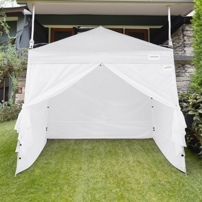 White Polytaffetta 10' x 10' Tent Sidewall Kit