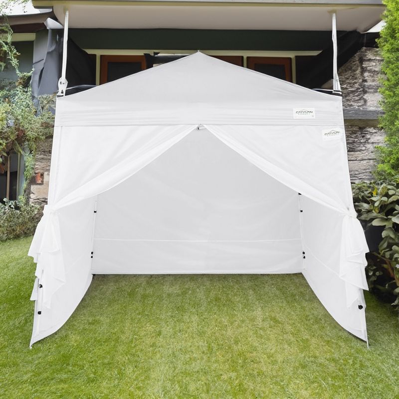 Caravan Canopy V-Series 10 x 10 Foot Tent Sidewalls, White (Sidewalls Only), 5 of 7