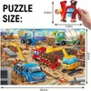 Jumbo Floor Puzzle for 48 Piece Construction Vehicle Puzzle, Exercise Concentration and Hands-on Ability - 2 of 4