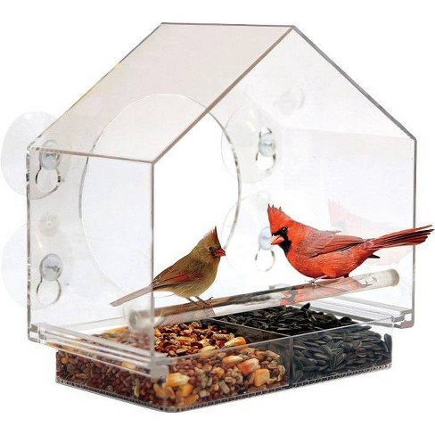 Backyard Expressions Clear Acrylic Window-mount (suction Cup) Window Bird  Feeder- 1-lb Capacity in the Bird Feeders department at