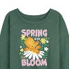 Women's - Marvel - Guardians of the Galaxy Spring Is In Bloom Lightweight French Terry Wide Neck Long Sleeve Shirt - 2 of 4
