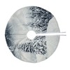Northlight 23" White and Gray Snowy Woodland Scene Mini Christmas Tree Skirt - 2 of 3