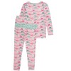 RuffleButts Modal Blend Toddler Girls Ruffle Long Sleeve Pajama Set - 2 of 2