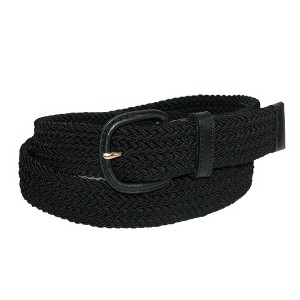 Aquarius Men's Elastic Stretch Belt with Covered Buckle (Big & Tall Available) - 1 of 4