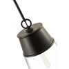 Wentworth 1-Light Pendant - Modern Glass Shade with Brushed Nickel Accents, Dimmable - 2 of 4