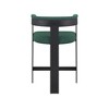 Meridian Furniture,Romeo Green Boucle Fabric Counter Stool, Set of 2 - 2 of 4