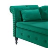 NicBex Velvet Buttons Tufted Nailhead Recliner Sofa with Multifunctional Storage,Upholstered Sleeper Chair for Living Room,Bedroom - 2 of 4