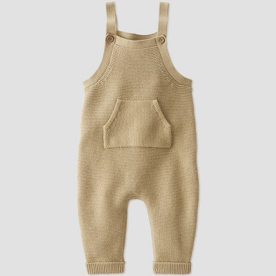 Little Planet by Carter’s Organic Baby Overalls - Beige 6M