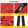 Hachikiko Drawstring Backpack Water Resistant String Bag Sports Sackpack Gym Sack with Side Pocket for Men Women - 3 of 4