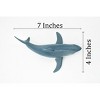 Collectible Wildlife Gifts | Shark, Blue Shark, Museum Quality, Hand Painted, Rubber Fish, Realistic Toy Figure, Model, Gift,   7"  CH238 BB121 - 2 of 4