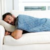 Pure Enrichment WeightedWarmth 2-in-1 Weighted Body Pad with Warmer, 6lbs - 32"x21"- Blue - image 2 of 4