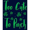 Boy's Lost Gods St. Patrick's Day Too Cute To Pinch T-Shirt - 2 of 4