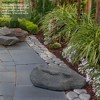Gardenised Decorative Outdoor Weather-Resistant Artistic Artificial Faux Stone Rock, Garden Patio Granite Grey Fiberglass Stone - 4 of 4
