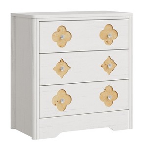 Fluted Dresser for Bedroom with Drawers, Tall Chest of Large Drawers with Large Clothes Storage Cabinet - 1 of 1