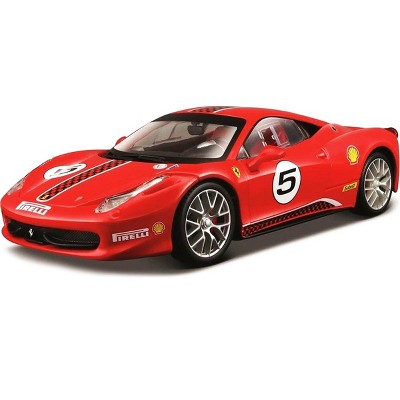 Ferrari 458 Challenge #5 Red 1/24 Diecast Model Car by Bburago