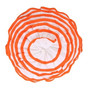 Sylvie - Orange Blossom Pillow - Orange & White - Levtex Home - 1 of 3