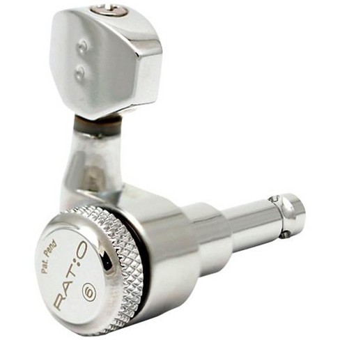 Graph Tech Electric Locking 6-In-Line Contemporary Mini 2 Pin Tuned Machine Heads - image 1 of 2