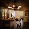 Industrial Vintage Flush Mount Ceiling Light Metal Hanging Fixture 5-Light - 2 of 4