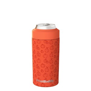 FrostBuddy Universal Buddy Insulated Can Cooler | Fits 12oz Cans, Slim Cans & Bottles | Stainless Steel Drink Holder - 1 of 4