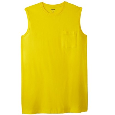 KingSize Men's Big & Tall Shrink-Less Longer-Length Lightweight Muscle Pocket Tee