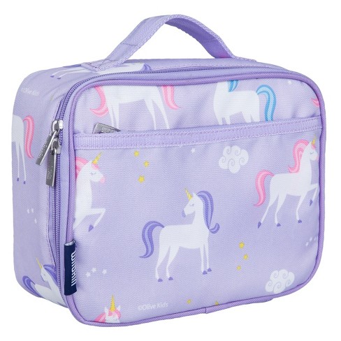 Kids Pink Unicorn Lunch Box Insulated Lunch Bag Little Girls Toddler  Preschool