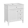 YOOCOZZ 30'' Bathroom Vanity with Top Sink,2 Drawers and a Tip-out Drawer - 4 of 4
