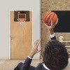 AND1 Over the Door Mini Basketball Hoop: 18x12 Shatterproof Backboard, 1 Mini Basketball - Ultimate Indoor Accessory - 4 of 4