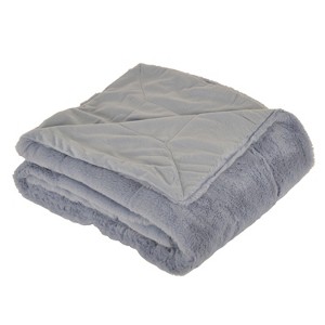 Renee Matte Throw Blanket Blue - Décor Therapy