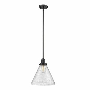 Cone - 1 Light Mini Pendant In Industrial Style-16 Inches Tall and 12 Inches Wide - 1 of 1
