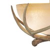 Vaxcel Lodge 3 - Light Flush Mount in  Noachian Stone - 2 of 4