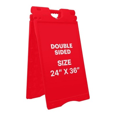 Jumbl A Frame Sandwich Board – 24 x 36" Display Sidewalk Sign with PVC Sign Protector