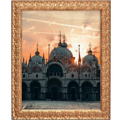 Versailles Ornate Gold 10x12 Inch Solid Wood Picture Frame