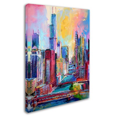 Trademark Fine Art - Richard Wallich 'Chicago 3' Canvas Art