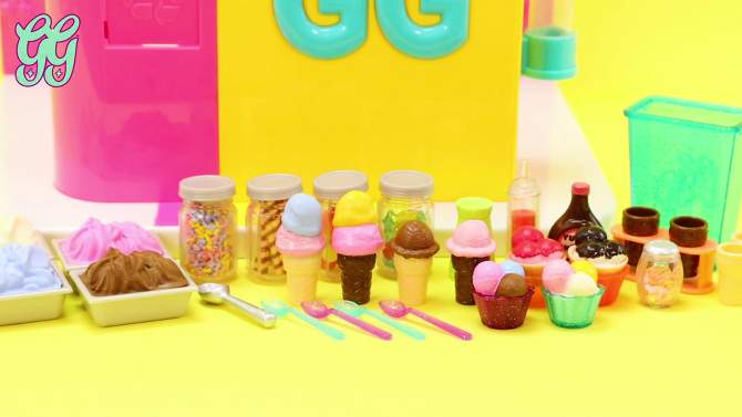 Glitter Girls Ice Cream Shop Accessory Playset for 14&#34; Dolls, 2 of 13, play video