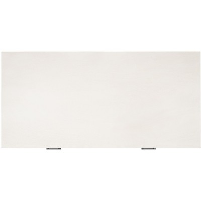 Distressed White Retro Wood Writing Desk with Drawers