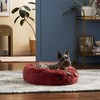 NICOLE MILLER NEW YORK PET Ellie Fuzzy Solid Donut Pet Bed - 2 of 4
