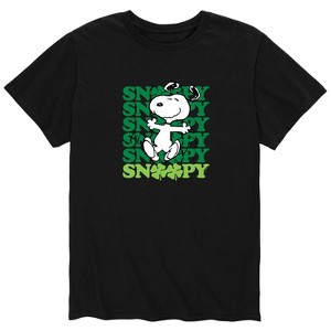 Men's - Peanuts - Snoopy's St. Patrick's Day Short Sleeve Graphic T-Shirt - 1 of 4