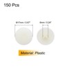 Unique Bargains Plastic Decoration Furniture White Screw Cap Covers - 2 of 3