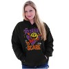 PACMAN Halloween Too Fast To Scare Hoodie Sweatshirt Women Men Brisco Brands - 3 of 4