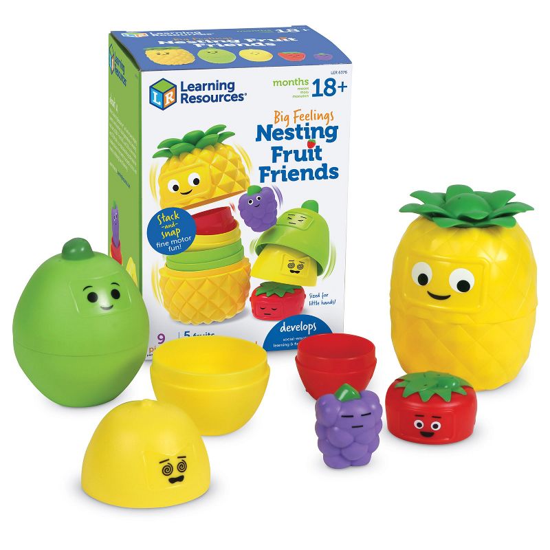Learning Resources Big Feelings Nesting Fruit Friends, 1 of 9