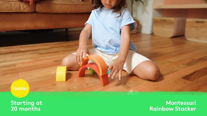 Lovevery Montessori Rainbow Baby Toy, 2 of 9, play video